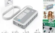 PD 65W 220V to 110V Converter for European Travel Quick charge, 220 to 110