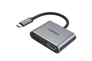 Unitek 4-in-1 USB Mulit-Port Hub with USB-C Connector - Space Grey Includes 1x