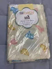 Vintage Martha Stewart Kmart Rabbit Duck Fitted Crib Sheet