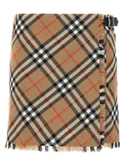 [Burberry] Burberry-Kilt Skirt Gonne Multicolor-Donna 6UK Multicolor
