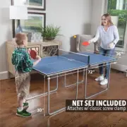 JOOLA Kids Compact Table Tennis Ping Pong Table Foldable Portable Small Spaces