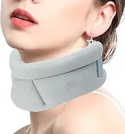 Neck Brace, Cotton Cervical Collar for Faculty, Cervical Neck Traction Device, Adjustable Inflatable Neck Stretcher Neck Brace for