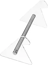 Hohopeti Transparent Acrylic Keyboard Stand Riser Ergonomic Tilted Tray for Comfortable Display Portable Computer Keypad Holder Stylish Desktop Accessory for Enhanced Typing Experience