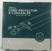 UT Wire Cord Protector & Concealer UTW-CP1501-Bk For a Trip Free Floor