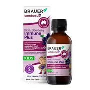 Brauer Sambucus Immune Plus Kids Liquid 100ml