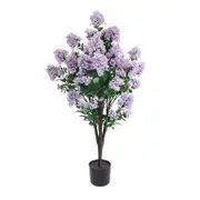 Lilac Crepe Myrtle Tree – Faux Blooming Decor (120cm, UV Protected)