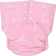 EXAOMBLE 1Pc Washable Adult Nappy Breathable Diaper for Comfort Leak Sanitary Pants with Waist for Incontinence Protection and Bed Dryness Fits