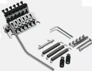 Genuine Floyd Rose Original Series Tremolo Bridge CHROME & Brass Block set