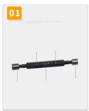 Metric Thread Plug Ring Gauge Screw NPT3 Pitch Test M6 G1 RC3/8 G1/2/4 /8 G3/4