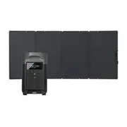 Ecoflow Delta Pro Power Station 3600Wh (300Ah@12V) Bundle with 400W Monocrystalline Foldin