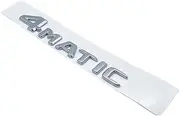 NPZPTFVFNR 3D Chrome Letters X250d X350d 4Matic Etition 1 Emblem Fit for Mercedes Fit for Benz X Class Car Badge Trunk Nameplate Logo Sticker(Silver 4Matic)