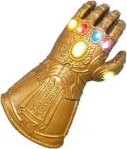 Kid's Thanos Infinity Gauntlet Latex Costume Prop Glove - New
