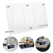 Card Display Stand Sport Cards Shelf Clear Office Staff Rack Baseball Holder