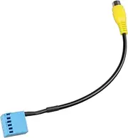 JAYUBIEN Car Radio Camera RCA Adapter Compatible with Volkswagen Golf Jetta Passat Touran Tiguan MIB2 RCD330 Stereo Backup Camera RCA Video Cable