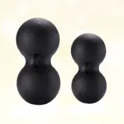 2 Pcs Massage Ball Hand Roller for Muscles Leg Rollers Fitness Peanut Yoga