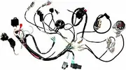 BLYGO Full Electric Start Engine Wiring Harness Loom 110cc 125cc Quad Bike ATV Buggy