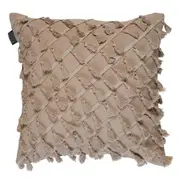 Dondi Filled Cotton Natural Cushion by Bedding House