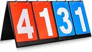 HRLORKC Scoreboard Score Keeper Score Flipper for Basketball Tennis Sports