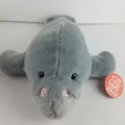 Vintage RARE MANATEE Whale Fiesta Stuffed Plush 17 in NEW W/ TAGS error tush tag
