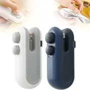 Mini Bag Sealer 2In1 USB Rechargeable Chip Bag Sealer Heat Seal Handheld Sealer
