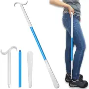 35.5 Inch Long Handled Shoe Horn, Dressing Stick, Sock Remover Aid Helper - V...