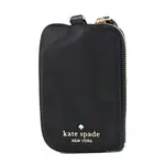 KATE SPADE 尼龍零錢袋識別證掛帶票卡夾-黑色【美國正品 現貨】