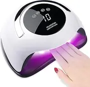 UV LED Nail Lamp, DELAISUS Salon Quality Professional Gel Nail Polish Lamp, Faster Nail Dryer with LCD Touch Screen, 4 Timer Setting, Automatic Sensor Nail Art Design Tools for Fingernail and Toenail