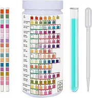 Generic 16 in 1 Water Testing Kits Liquid Indicator Paper Multifunctional Universal Drinking Water Quality Test PH Test Strips for Pools Aquarium, 100pcs
