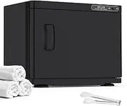 YOPOWER 16L Towel Warmer Cabinet, Hot Towel Warmer use for Facial Spa, Hair Beauty, Salon Equipment and Home - Black