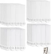 36 Pairs Picture Hanging Strips Heavy Duty, Hook and Loop Adhesive Tape Removable & Damage Free, Double Side No Nail Photo Frame Stickers for Wall Decorations on Wall (16 x 70 mm)