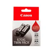 Canon Pgi670Xl Black Ink Twin Pack