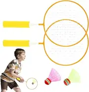 Badminton Sets | Indoor Badminton Set | Lightweight Shuttlecock Racket Outdoor Sports Toys for Family Lawn Yard Backyards Park School Patio Home Travel Leisure Play