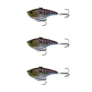 3x 13 Fishing 3 Inch El Diablo Vibe Lipless Crank Lures - Rusty Bream