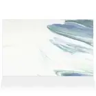 Home Decor Wall Sign White and Blue Sea Style O Abstract Art Picture Frame