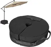 Umbrella Base Weight Bag,Tent Holding Sandbags,Detachable Waterproof Sandbags,Portable Round Parasol Fixator,Patio Umbrella Stand,for Outdoor Terrace,Beach