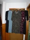 3/4 Sleeve Midi Dresses, Sonoma 2X,1X, Mutli Color,Black,1 00% rayon NWT