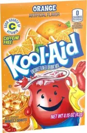 Kool-Aid Unsweetened Drink Mix, Orange Flavor, Pack of 12 Fresh & Delicious