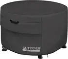 Patio Fire Pit Table Cover round 44 Inch Outdoor Waterproof Fire Bowl Cover, ...
