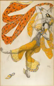Ballet "Scheherazade" : Leon Bakst : 1911 : Archival Quality Art Print 11x17