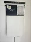 NEW! Tommy Hilfiger White Sheer Curtain 50 x 96 Pair EMMET SRIPE Panels 2 pc SET