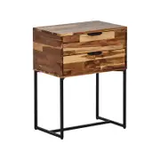 Cooper & Co. Soho 46cm Acacia Wood Bedside Table Brown