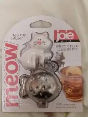 Joie MSC meow cat fish tea cup infuser 18/8 stainless steel assorted