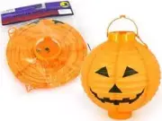 Halloween Pumpkin Light Up Paper Lantern