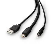 TAA MDP to DP/USB/AUD CBL, MDP M/DP M; USB A/B,6'