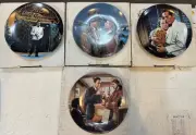 CASABLANCA Movie Themed Knowles Decorative Collectors Plates LOT of 4