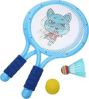 Totority Badminton Racket Outdoor Sports for Aged for Parent Games Lightweight Portable Enhances Hand Eye Coordination