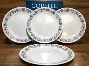 NEW - SET OF 4 - CORNING CORELLE - NORDIC BLOOMS - 10 1/4" DINNER PLATES