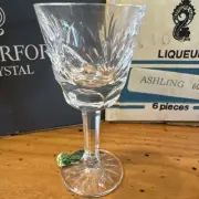 Waterford Crystal Liqueur Cordial Glasses Ashling 3.5 in - Set of 5