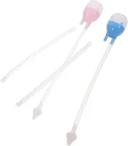 UPKOCH 2pcs Reusable Nose Suckers Nasal Aspirators for Newborns Easy to Nose Cleaning Tools Sniffling Device