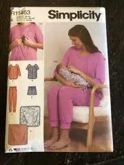 Simplicity Pattern R11463 Misses’ Nursing Top, Pants, Shorts, Blanket 6-24